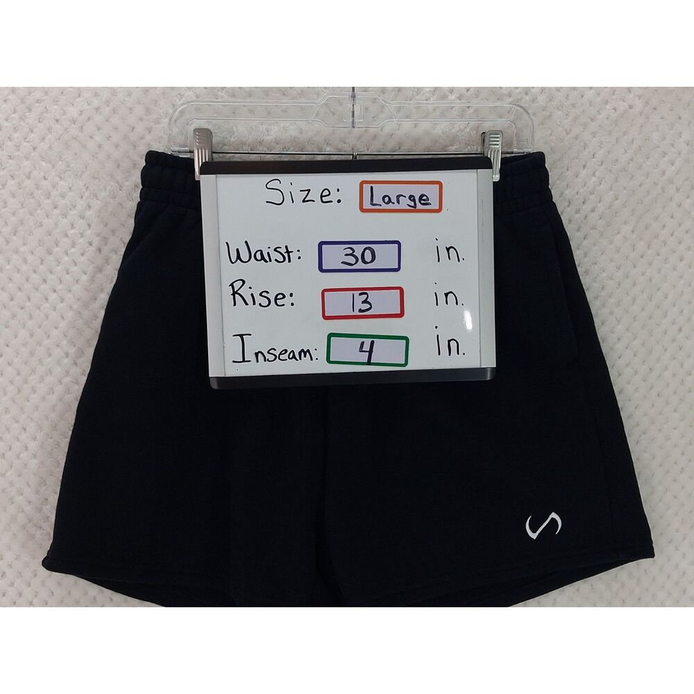 TLF Apparel Women's Large Black Fleece Athletic Shorts - Picture 7 of 14